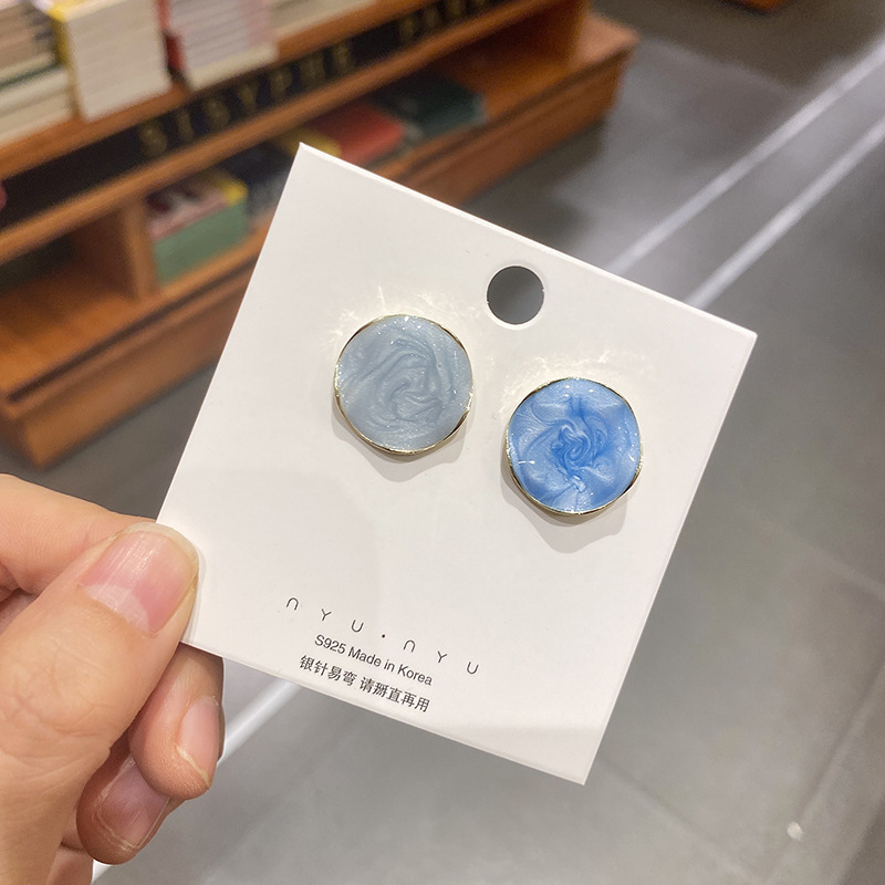 Bohemian-style niche fashion stud earrings, retro and fresh, versatile earrings, super fairy-like earrings for girls details Picture