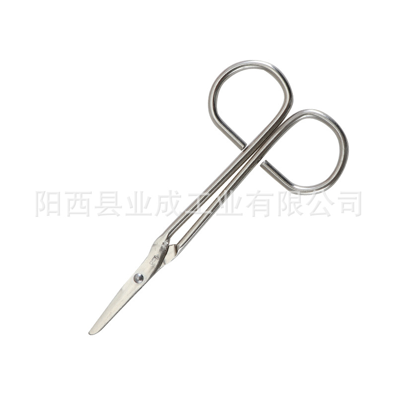 Straight point, curved point, thread removal, medical gauze scissors, canvas bandage, iron wire scissors, outdoor survival and rescue emergency electroplating scissors undefined