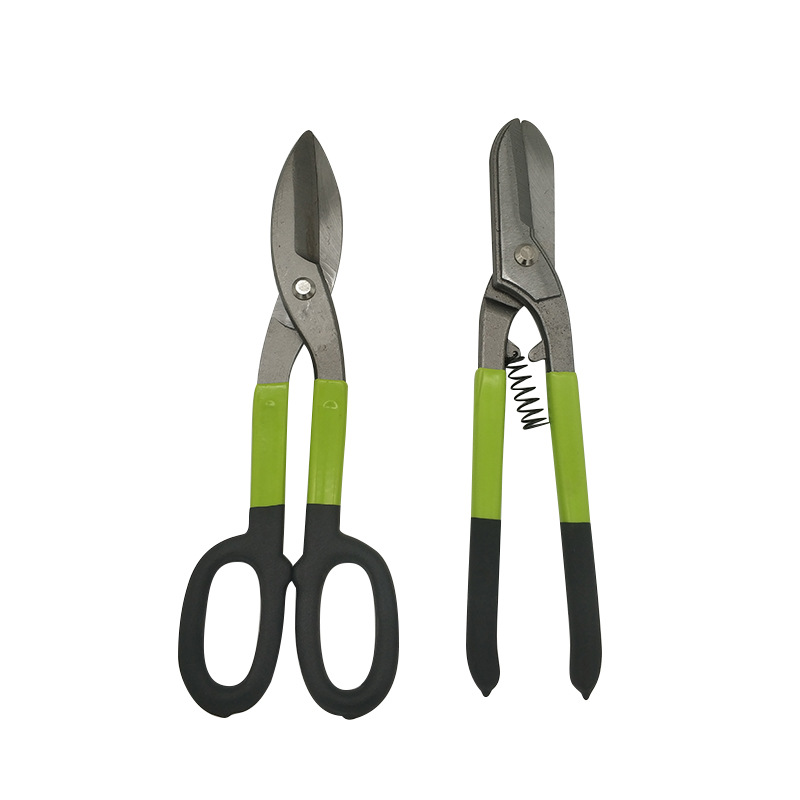 German and American two-color coated tinplate scissors, original factory, 8-inch tinplate scissors of various specifications Item Picture