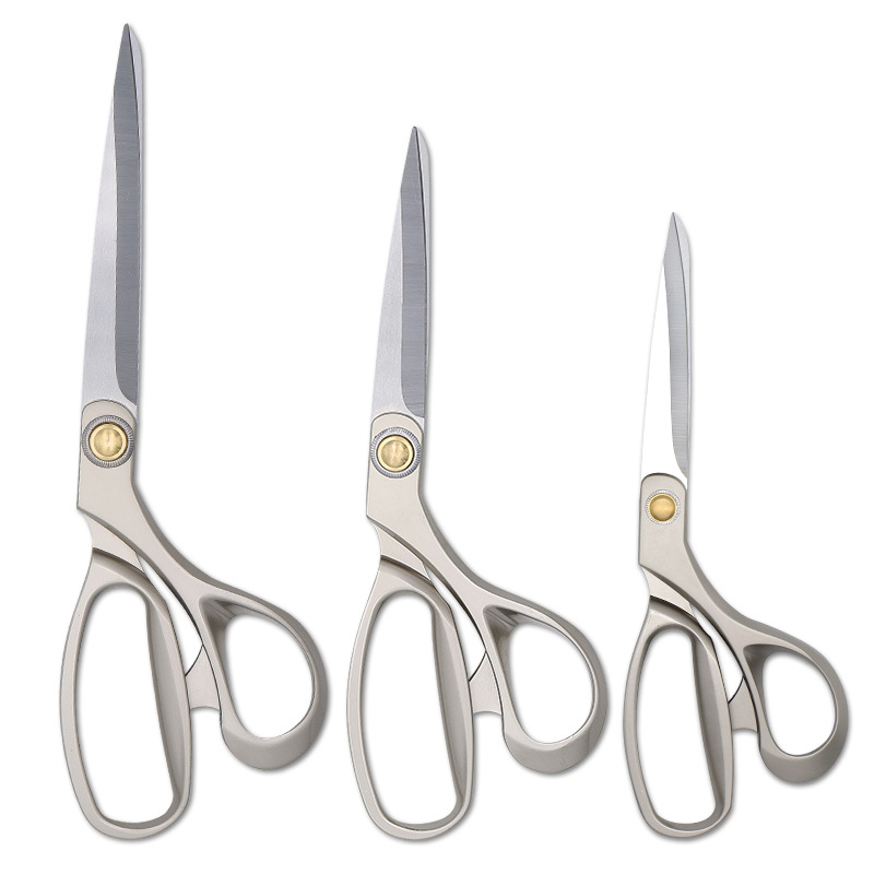 Zinc alloy clothing cutting, tailor's scissors, fabric cutting, color cutting, paper-cutting, tailor's scissors Specification drawing