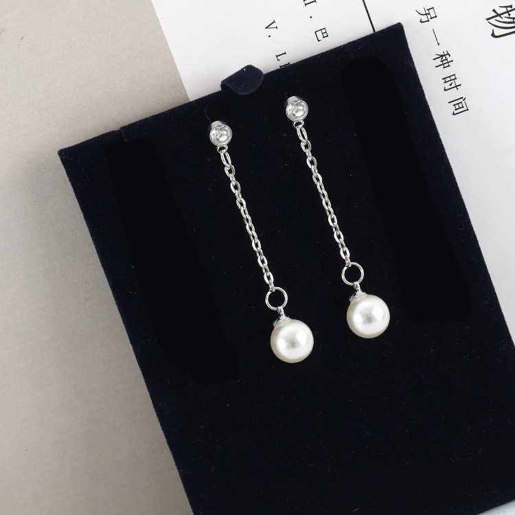 Japanese and Korean jewelry and accessories: Long stud earrings, sparkling diamonds, pearls, elegant tassels, earrings, and exquisite bows Application Scenario