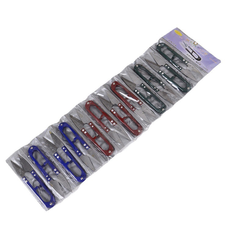 Hu Yidao's high-quality U-shaped wire shears, cross-stitch shears, spring wire shears, factory wholesale Item Picture
