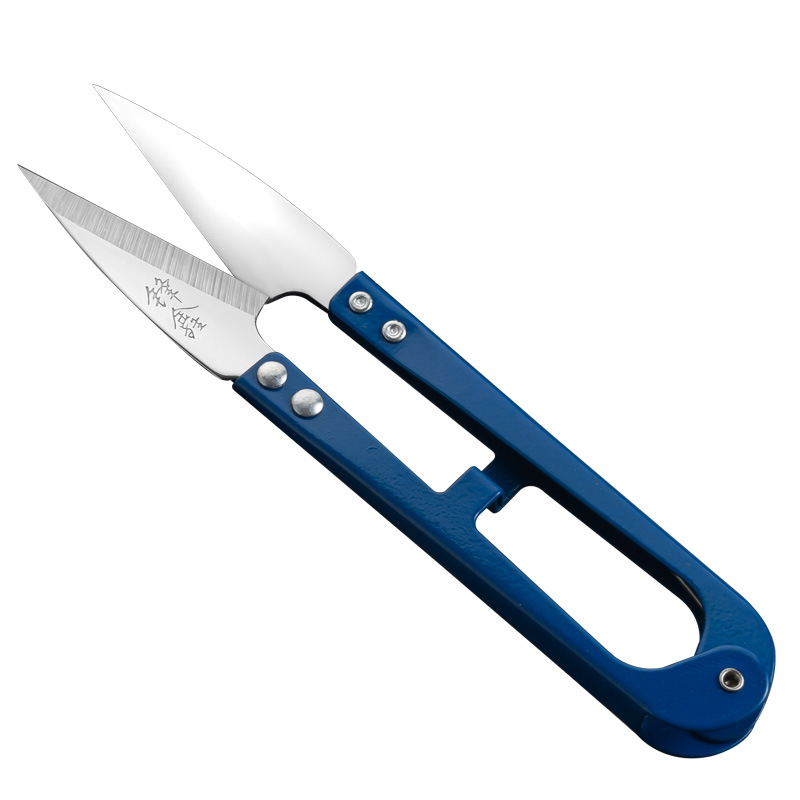 Fengxin high-carbon steel U-shaped yarn scissors, small scissors, spring pointed tip, tailor scissors, sewing tools, thread cutting, large yarn cutting Item Picture