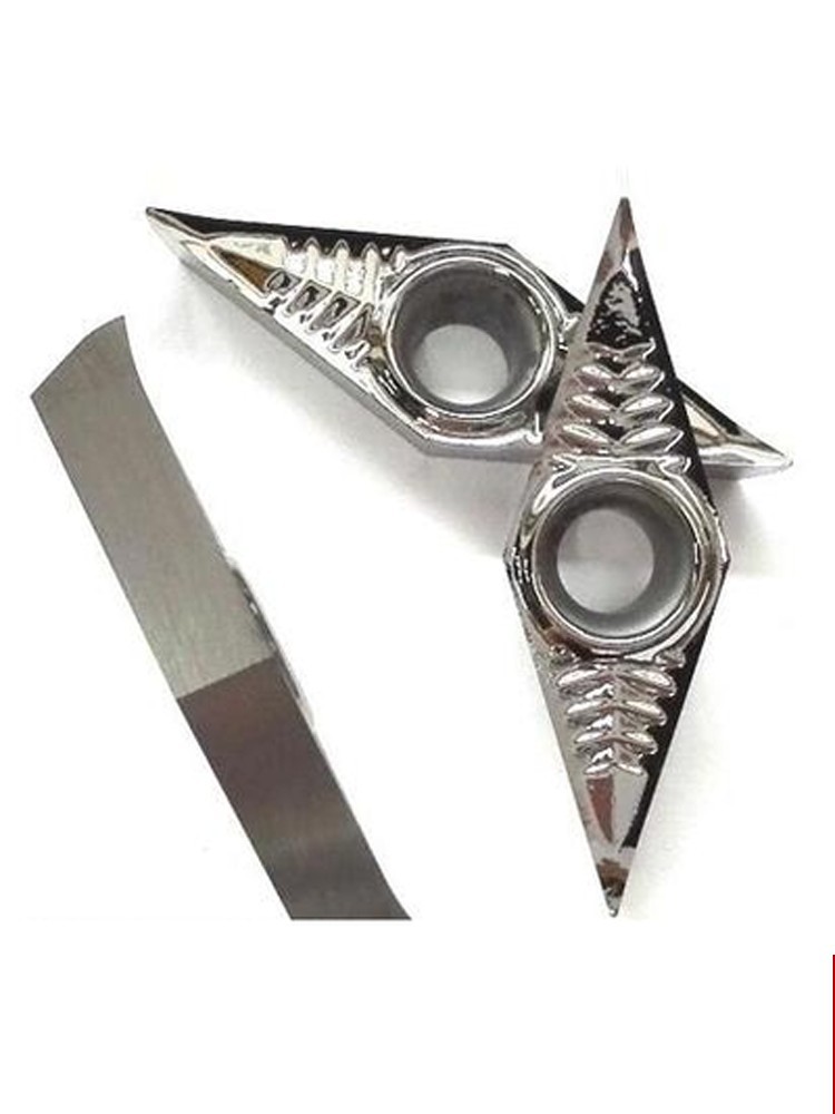 The VCGT160402 and VCGT110304 sharp tools for CNC turning aluminum alloy have outer round and inner hole tool heads Item Picture