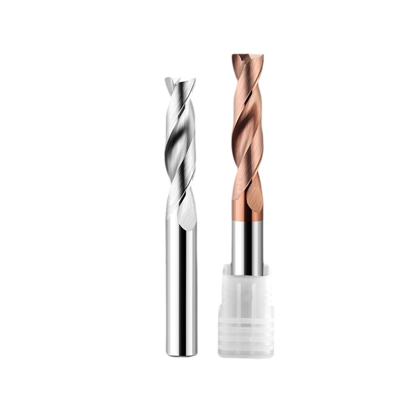 Coated tungsten steel flat bottom drill bit, 180-degree flat head drill, curved surface inclined face alloy U-drill, counterbore flat bottom fast drill bit Item Picture