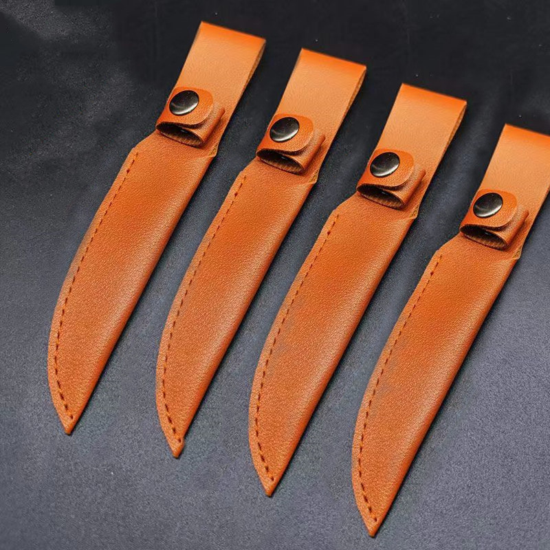 Wholesale of general-purpose knife covers, tool magazines, anti-cutting knife sheaths, pu leather knife protection covers, small-sized types, suitable for use full figure