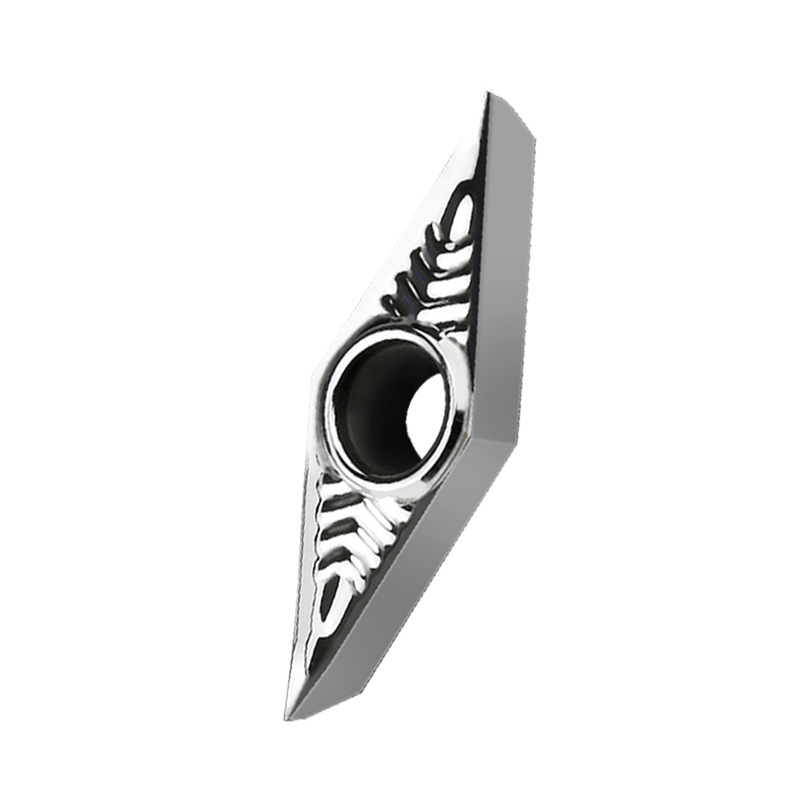 High-gloss aluminum uses VBGT inserts, milling cutters with rhombic and triangular grains for turning outer circles, special alloy tungsten steel CNC for turning aluminum Item Picture