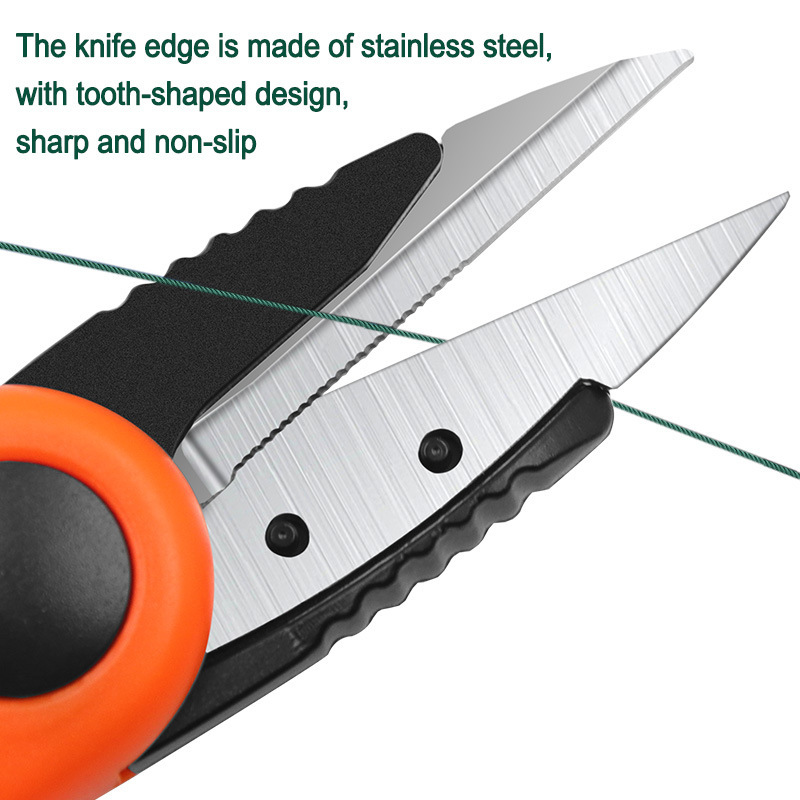 Folding fishing scissors, stainless steel fishing lines, lead shears, horse line shears, fishing gear wholesale, fishing supplies Application Scenario