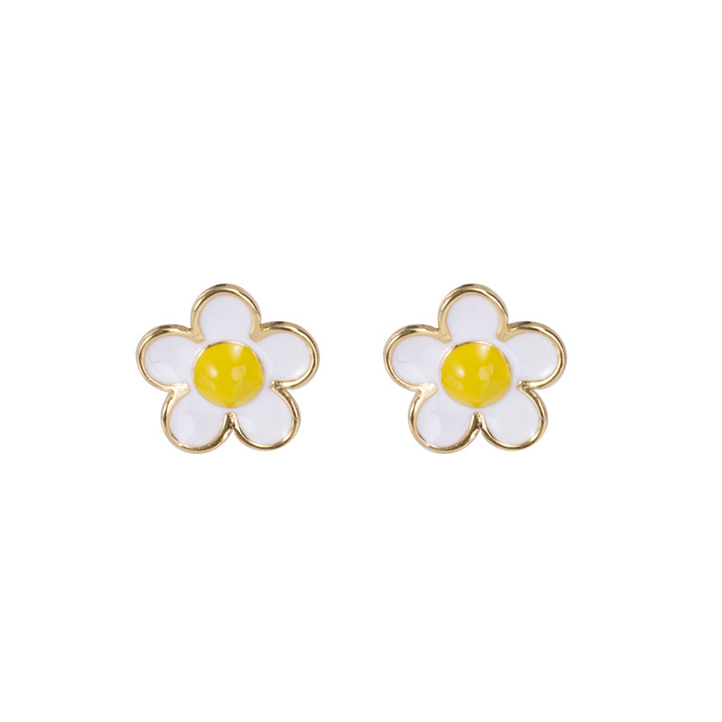 Xiaohua Duo ear studs, a new trendy Korean-style earring, a popular online celebrity earring for women on Instagram, a trendy commuter earring for students Item Picture