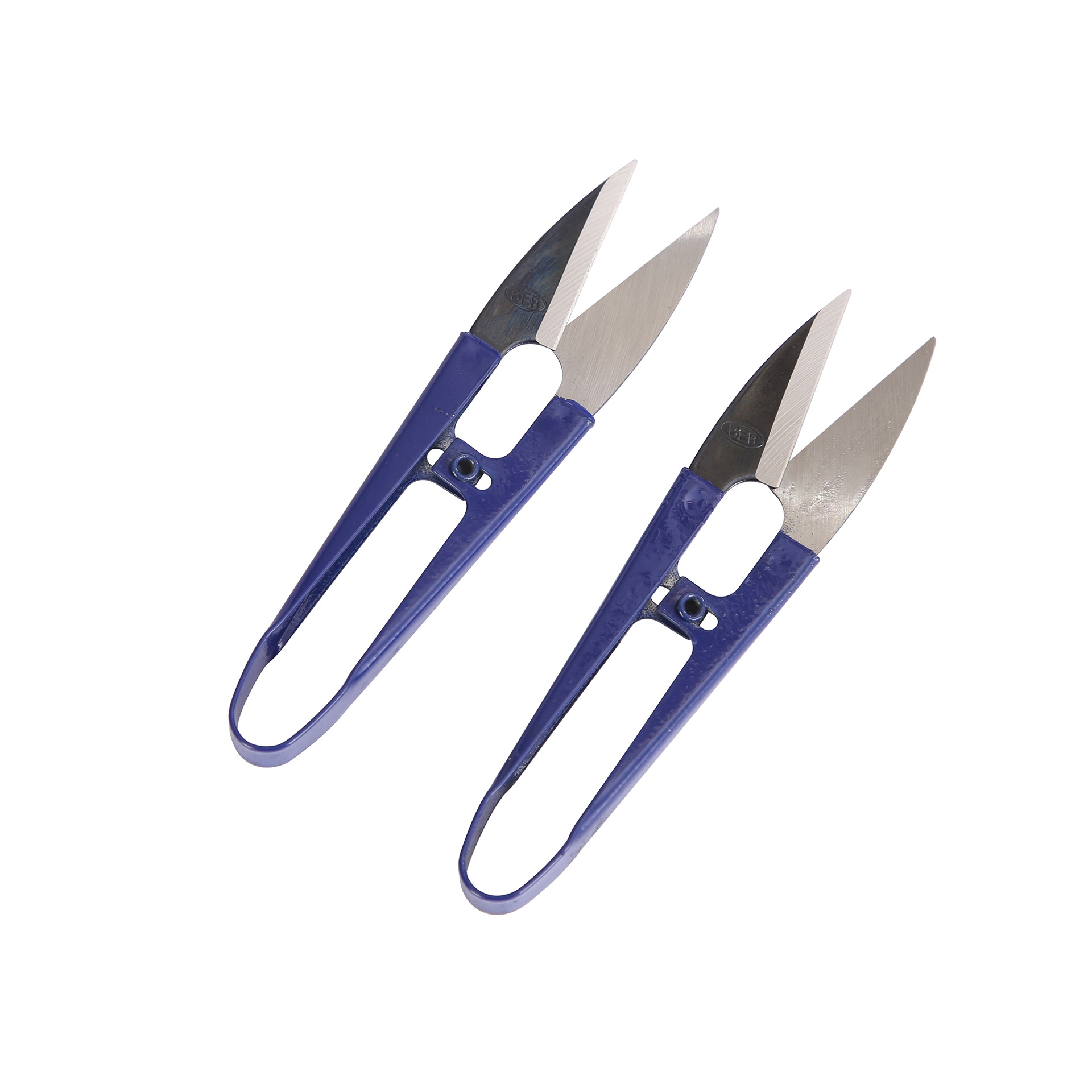 Factory direct supply of household scissors, U-shaped small spring spot-welded scissors, industrial tailor's pointed scissors, mini yarn shears for cutting thread ends details Picture