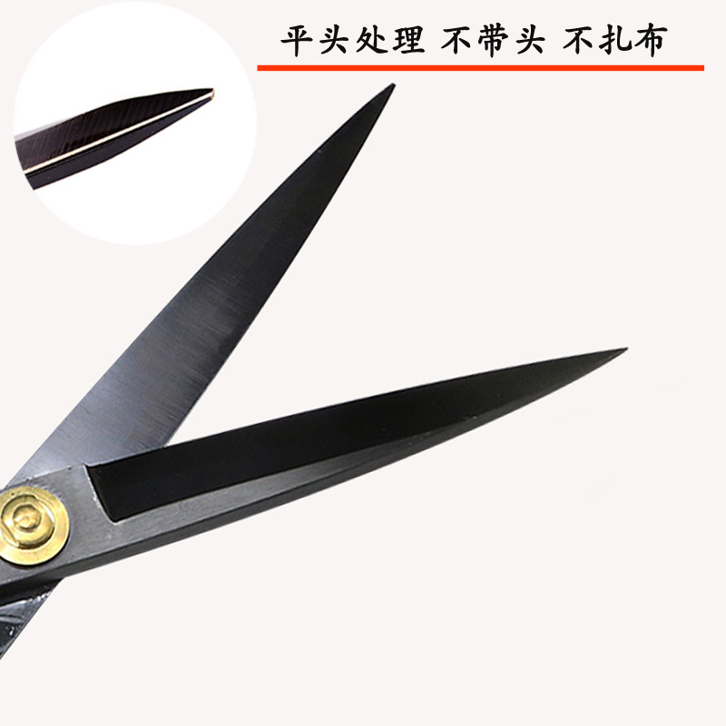 Tailor scissors, manganese steel forged, hand scissors, sewing, fabric cutting, clothing scissors, large household scissors, factory wholesale and customization Application Scenario