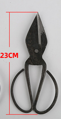 Azheng Ziwei Scissors, hand-forged scissors, civilian household scissors, leather scissors, industrial scissors, iron sheet scissors, Xiaoha scissors details Picture