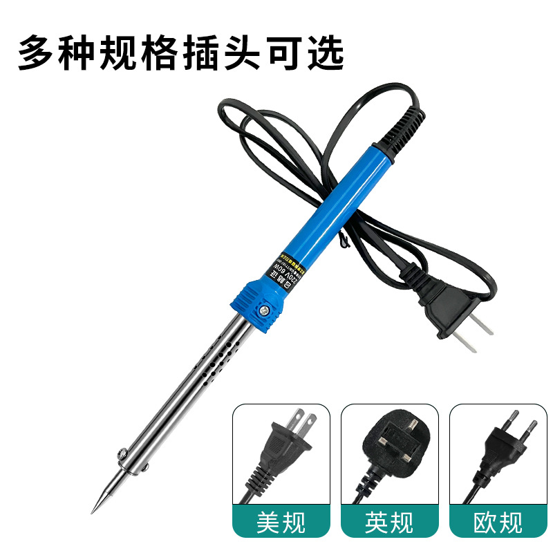 The 60W external heating electric engraving knife and the dual-purpose external heating soldering iron engraving tip can replace the standards of China, Europe and the United States details Picture