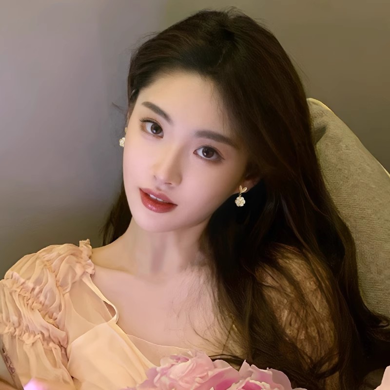 Heart-shaped cat's eye stone round ear studs, a niche design for women, fashionable and high-end earrings, light luxury, exquisite and simple earrings Specification drawing