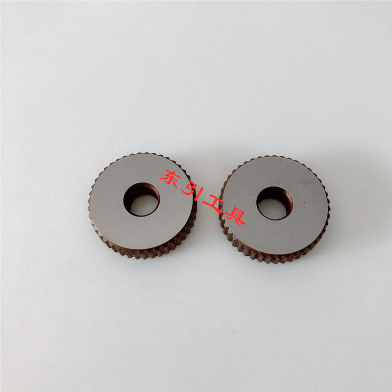 Chengdu straight pattern knurling knife, net pattern knurling knife, embossing wheel, knurling wheel 0.5/0.8/1.0/1.5/1.8 Specification drawing