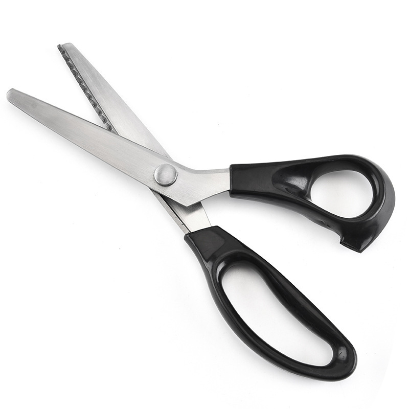 Fabric pattern lace scissors, dog tooth scissors, handcrafted tailor scissors, fabric scissors, pattern scissors, office tool scissors undefined