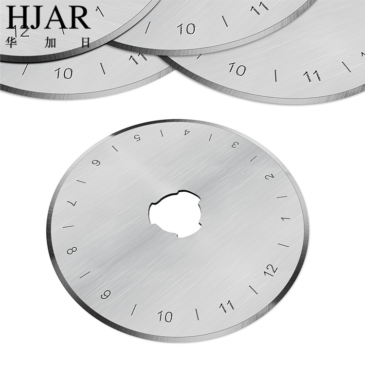 Factory direct sales of 28mm small round knife, fabric cutting small round knife, paper cutting small round knife, fabric splicing round knife details Picture