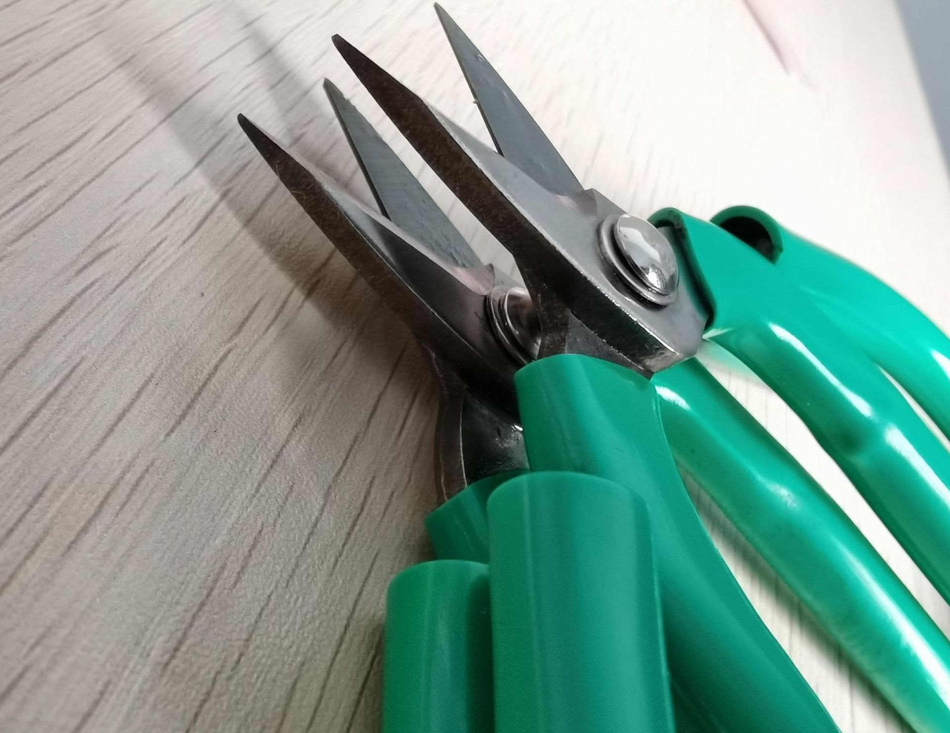 Gold and silver jewelry processing tools: short-nosed scissors, small-head scissors, short-head scissors, metalworking scissors Specification drawing