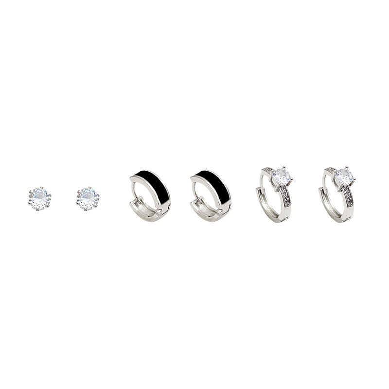 The minimalist, individualistic and cold style six-piece ear stud set features a niche design and a high-end, versatile earring style. The new 2024 earrings are a trend Item Picture