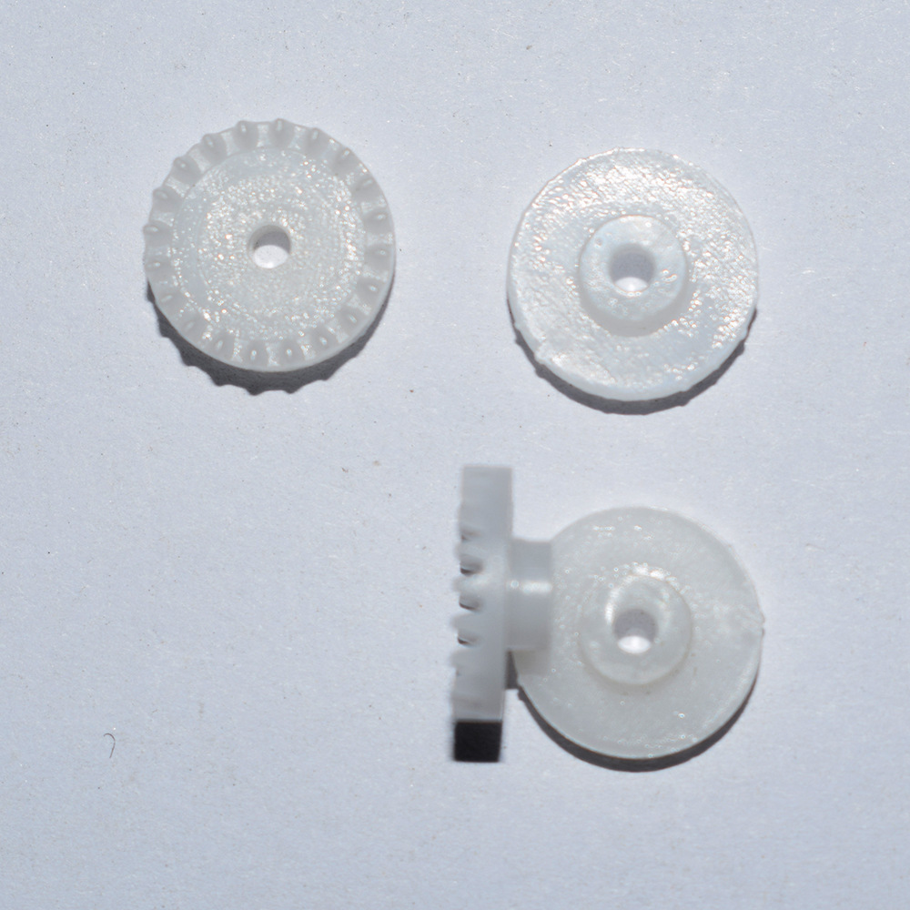 20-tooth crown plastic gear c202a Angle steering differential gear 0.5 module 2/mm hole toy accessory details Picture