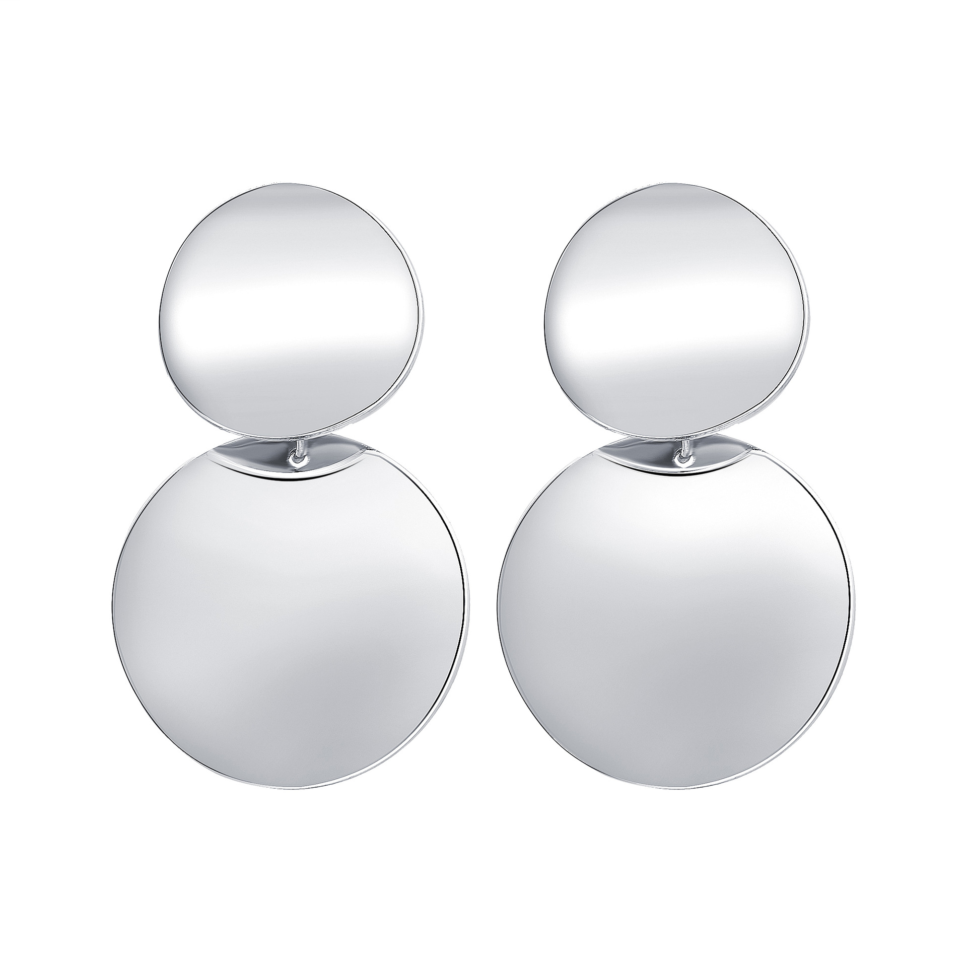 Han Zhishang Cross-border Personalized Earrings, creative and simple style, metal element Exaggerated earrings, Women's jewelry Application Scenario