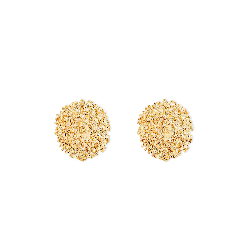 European and American fashion high-end large earrings, sweet earrings for female Internet celebrities, exaggerated and unique geometric earrings wholesale details Picture