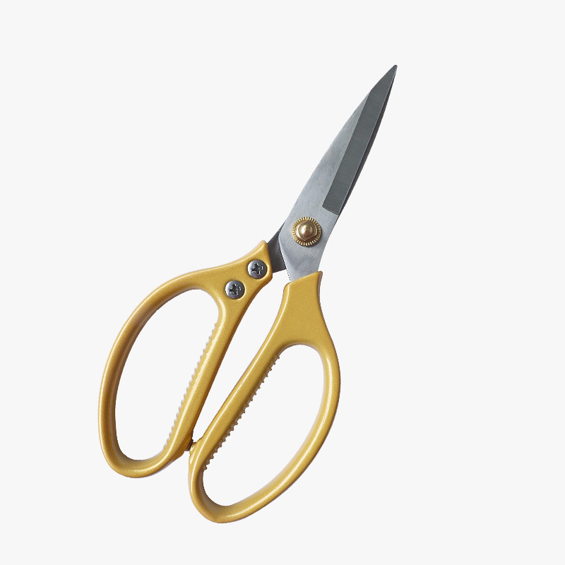 Household scissors, stainless steel powerful scissors, sharp kitchen scissors, large scissors, macroleaf scissors, Japanese fish-killing long scissors Application Scenario
