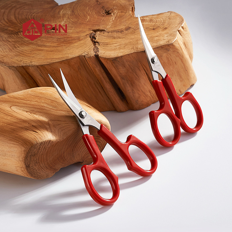 PIN brand stainless steel embroidery scissors factory direct supply thread end cutting and sewing scissors, wholesale scissors for embroidery details Picture
