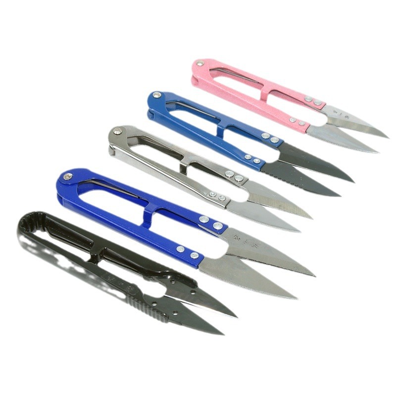TB-448 Zhang Xiaoquan Spring Yarn Scissors, Cross-stitch Scissors, Clothing scissors, Thread Scissors, sewing Scissors, U-shaped scissors Item Picture