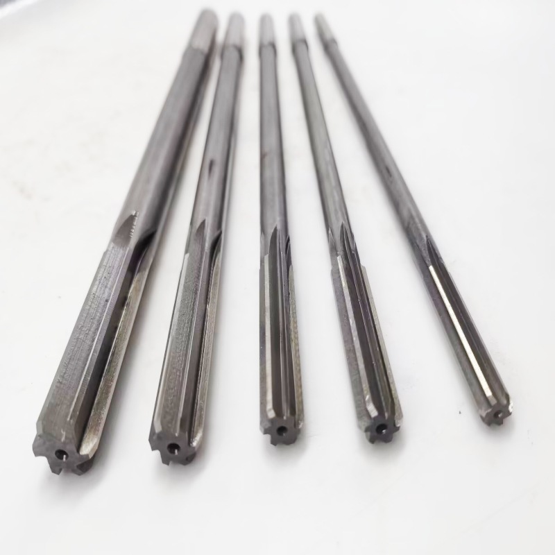 Extended reamer straight handle HSS high-speed steel extra-long machine reamer 6*150*200*250*300H7 non-standard Specification drawing
