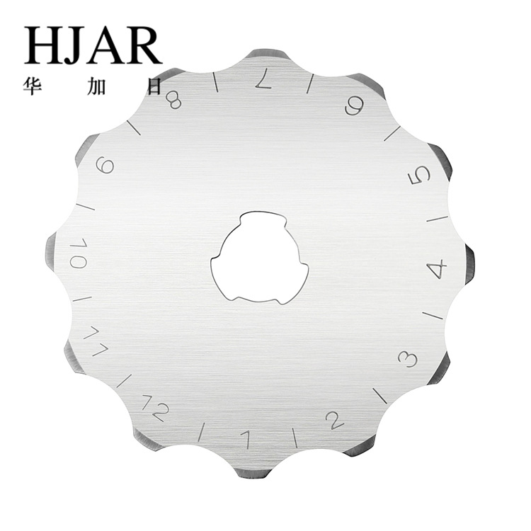 45mm roller blade for cutting wavy lace, paper and fabric, rotating circular blade for sewing and patchwork, wavy blade undefined