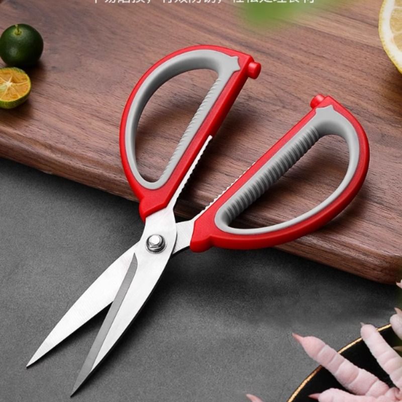 Stainless steel household scissors, powerful kitchen meat cutters, multi-functional tailor scissors, student handcrafted art scissors Application Scenario