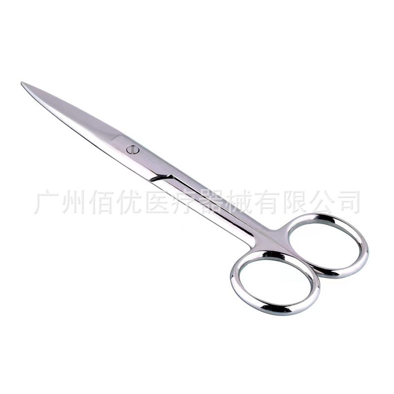 Medical stainless steel scissors, surgical scissors, straight pointed elbow, round head, tissue scissors, ophthalmic scissors, suture removal scissors, medical scissors Application Scenario