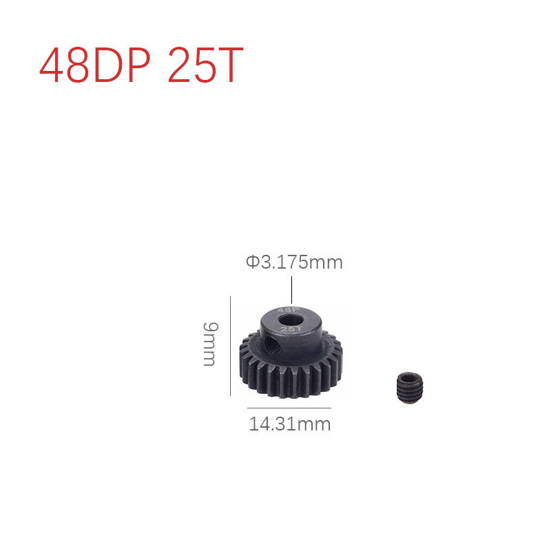 SURPASS HOBBY original 48DP13T-30T black steel metal gear RC remote control car motor gear parts undefined