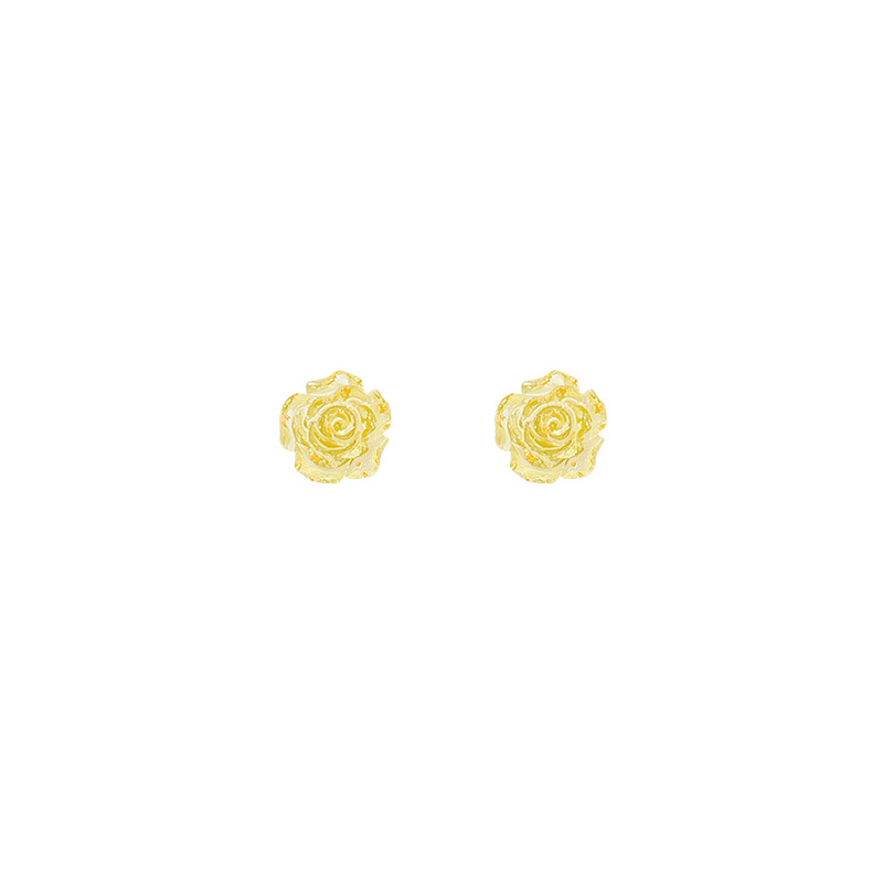 Simple, compact, light luxury flower stud earrings, daily exquisite and versatile earrings, super ethereal, fresh, sweet and elegant earrings wholesale Item Picture