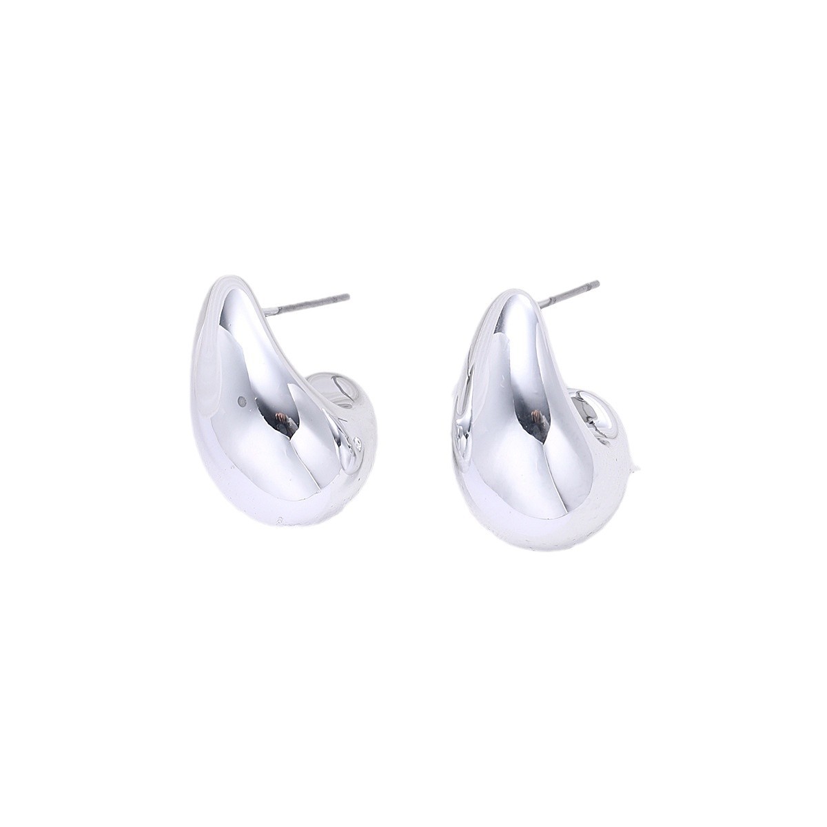 The popular teardrop-shaped bean earrings in cross-border trade from Europe and America, with a simple and cold style and an atmosphere, are European and American earrings Item Picture