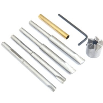 High-speed steel pen milling cutter, extended single-edge woodworking engraving, cutting and milling cutter, woodworking pen milling cutter tools Specification drawing