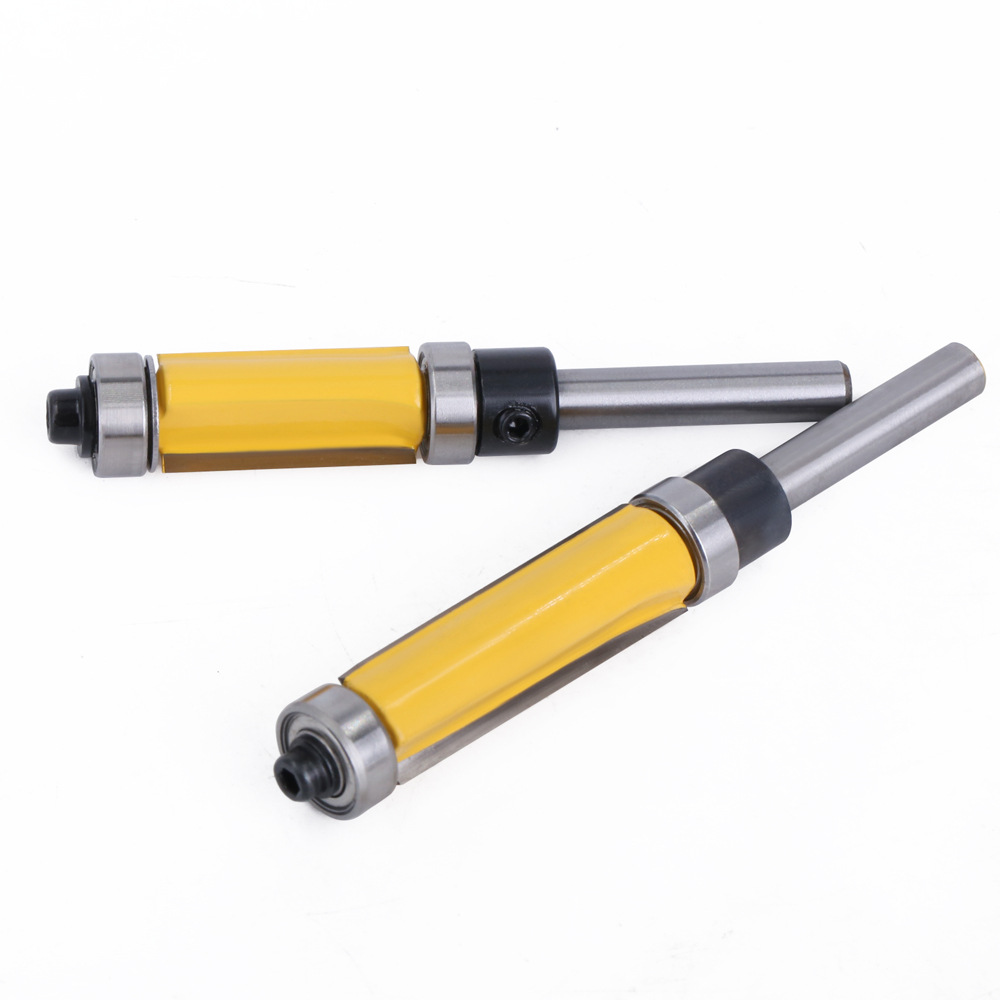 1/4 high-end profiling trimming knife, woodworking engraving and milling knife, profiling grooving knife, double-axis trimming knife details Picture