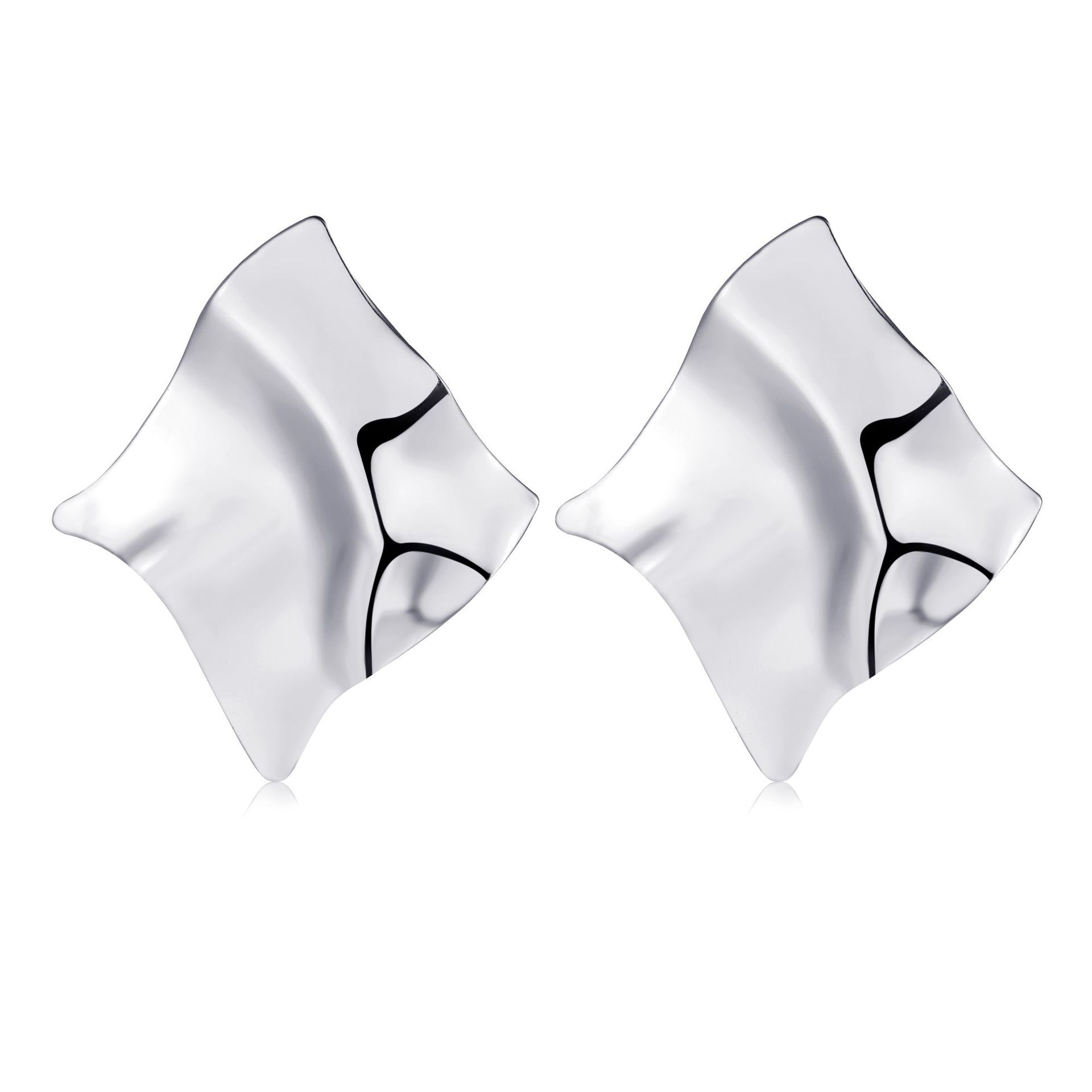 European and American cross-border accessories, personalized and exaggerated earrings, irregular foreign trade earrings, stud earrings, creative and simple metallic feel earrings Application Scenario