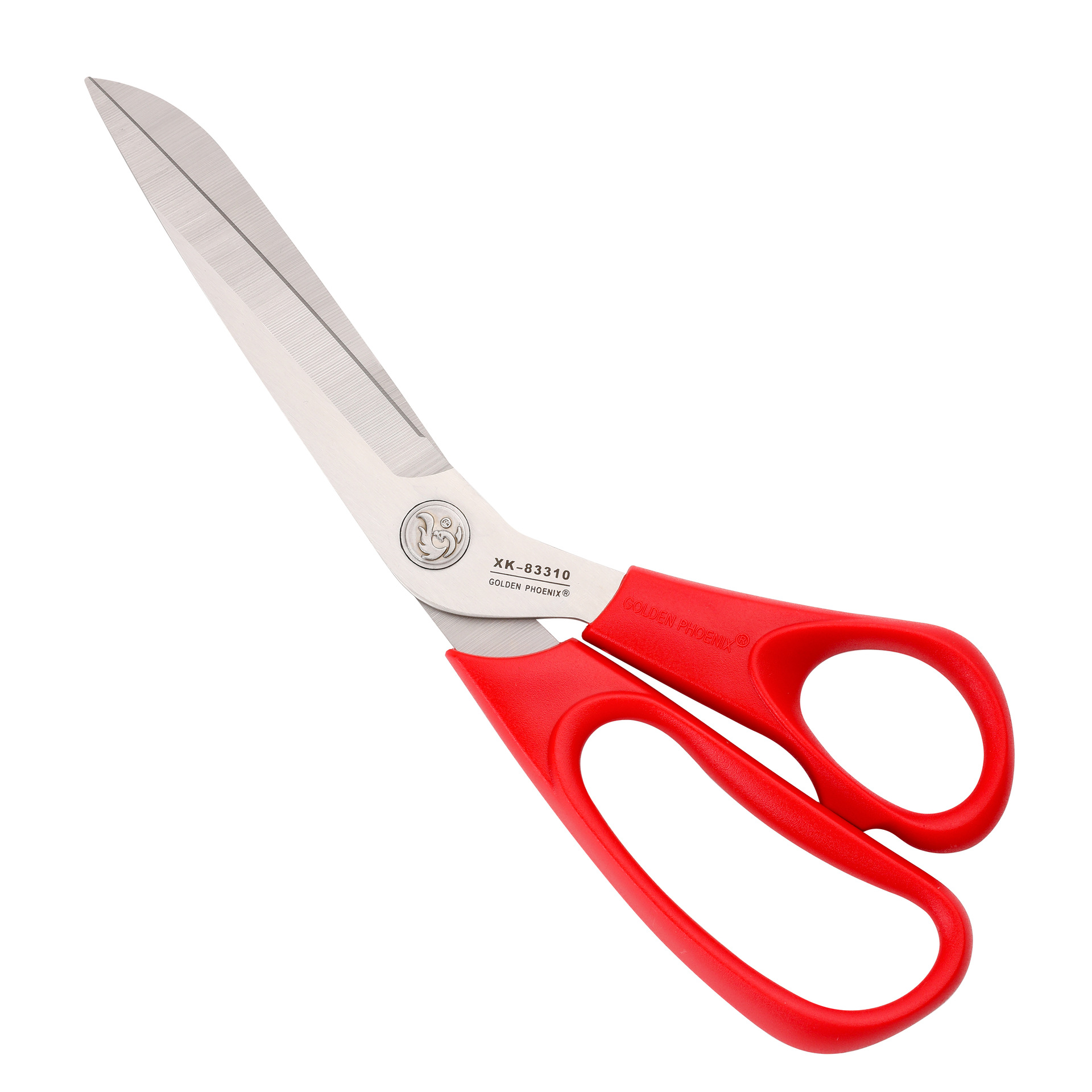 Golden Phoenix Foreign Trade is selling 10.5-inch stainless steel professional-grade fabric cutters, sewing clothing scissors and tailor scissors Specification drawing