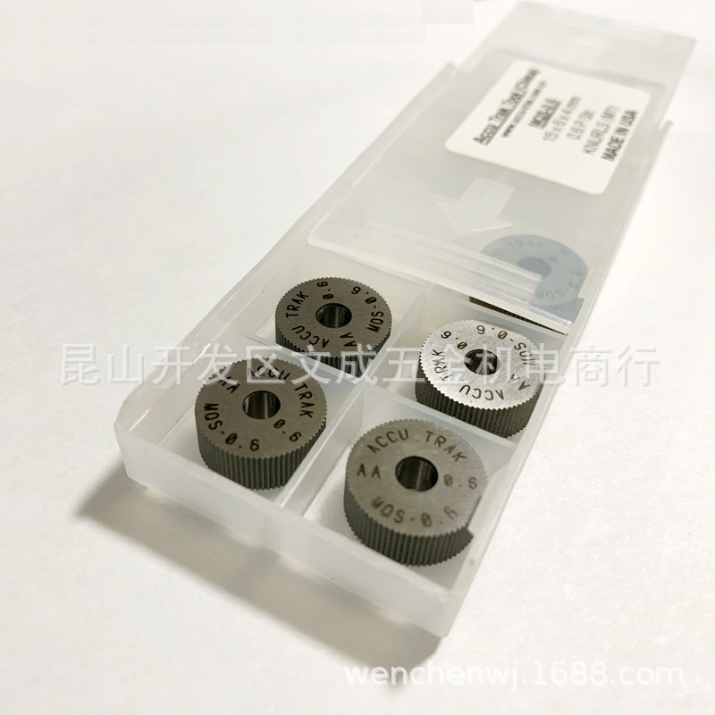 ACCU TRAK knurling wheel 15*6*4 MQS-0.6 knurling tool rest Specification drawing