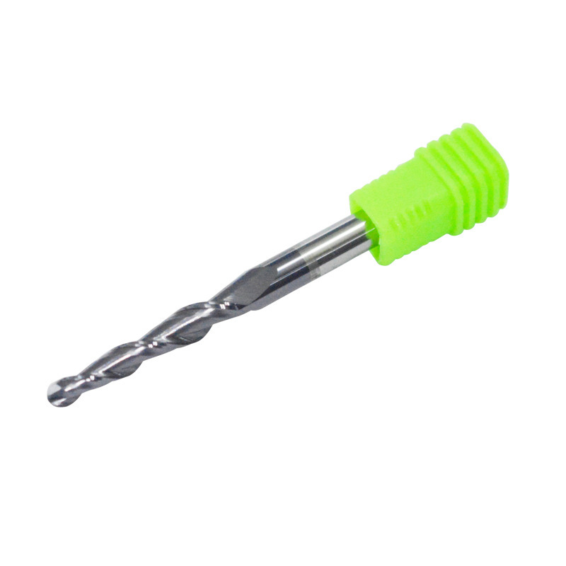 55-degree coated taper ball end mill, tungsten steel alloy inclined cutter, extended relief CNC engraving machine end mill Item Picture