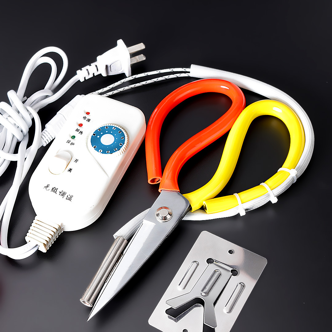 Wholesale of large quantities of trademark scissors, temperature-adjustable electric scissors, trimming scissors, electric tailor scissors, cutting tape zipper scissors full figure