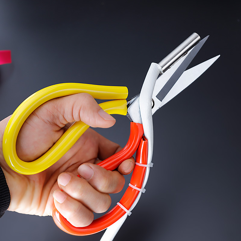 Wholesale of large quantities of trademark scissors, temperature-adjustable electric scissors, trimming scissors, electric tailor scissors, cutting tape zipper scissors details Picture