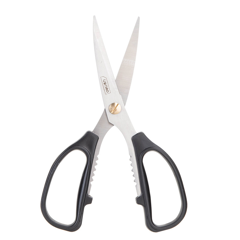 Deli Tools DL2613 Office and Home stainless steel powerful Scissors, multi-functional paper cutting and tailoring scissors details Picture