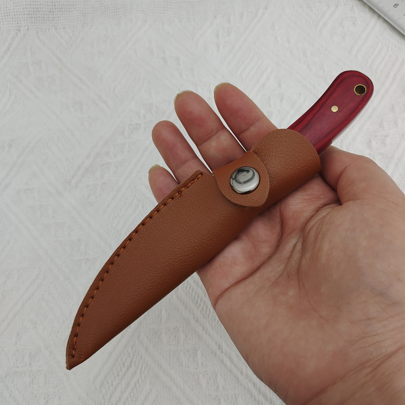 Wholesale manufacturer of knife sleeves and protective covers, knife sheaths, PU leather Mongolian knife storage covers, double-piece knife protective covers, knife magazines details Picture
