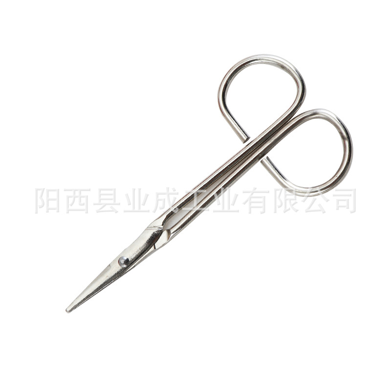 Straight point, curved point, thread removal, medical gauze scissors, canvas bandage, iron wire scissors, outdoor survival and rescue emergency electroplating scissors undefined