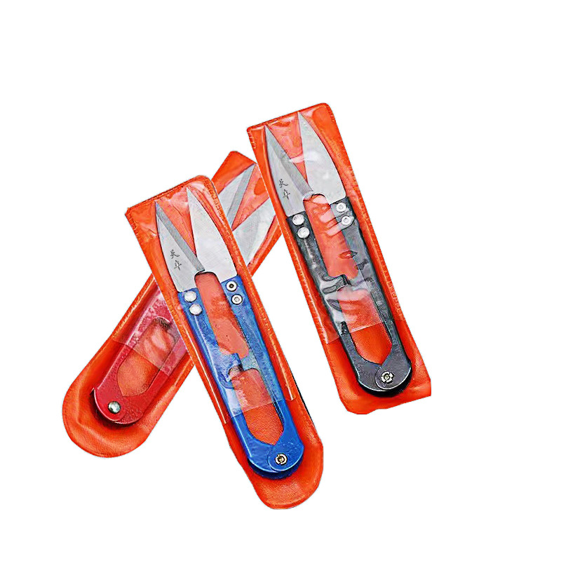Independent packaging, color yarn scissors, yarn scissors, fishing line scissors, fishing gear scissors, thread end scissors, U-shaped scissors, gifts, small accessories Item Picture