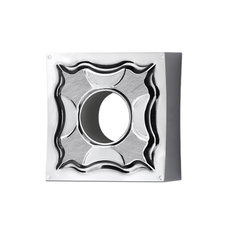 SNMG inserts for high-gloss aluminum, milling cutters with rhombic and triangular grains, and special alloy tungsten steel for turning outer circles of aluminum Item Picture