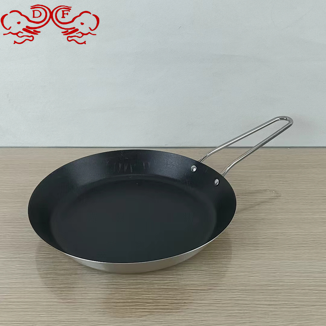 DF99722 single-handle non-stick pan, frying pan, non-stick household, commercial, hotel professional induction cooker, gas stove DF TRADINGHOUSE details Picture